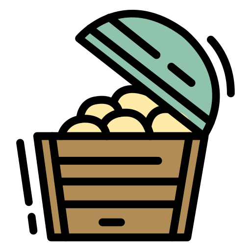 Treasure chest Generic color lineal-color icon