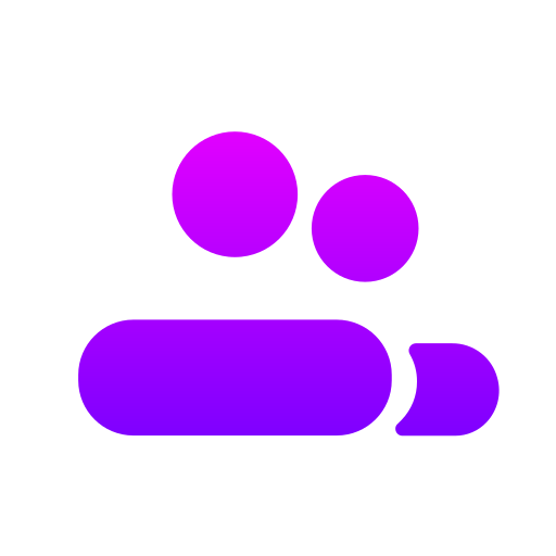 여러 사용자 Generic gradient fill icon