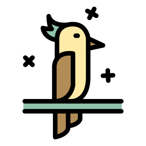 앵무새 Generic color lineal-color icon