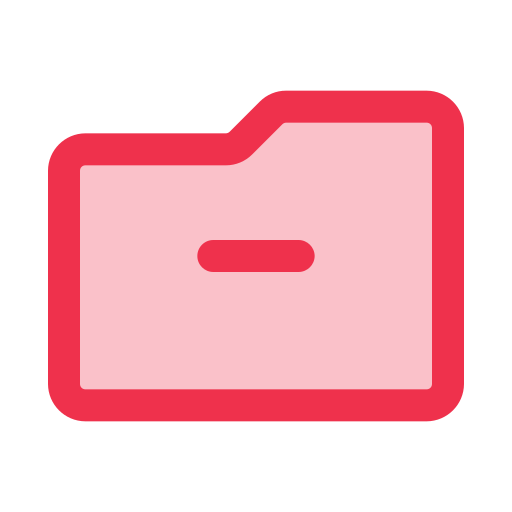 Delete folder Generic color lineal-color icon