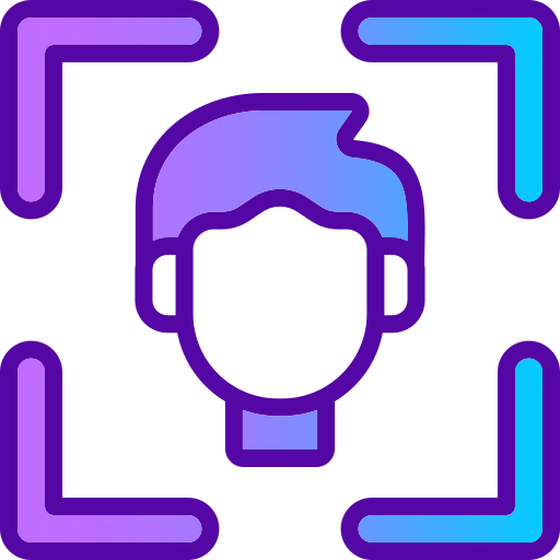 Face id Generic gradient lineal-color icon
