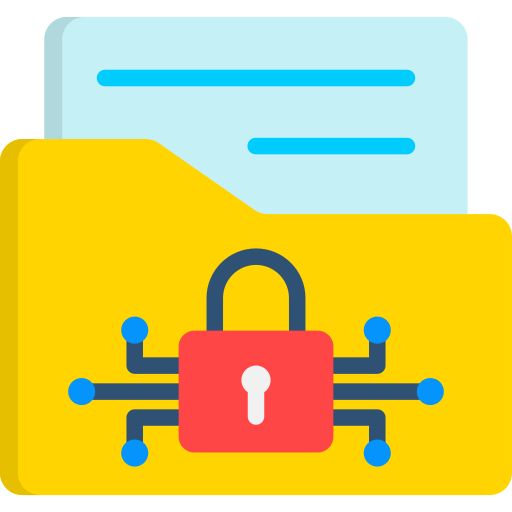 Data encryption Generic color fill icon