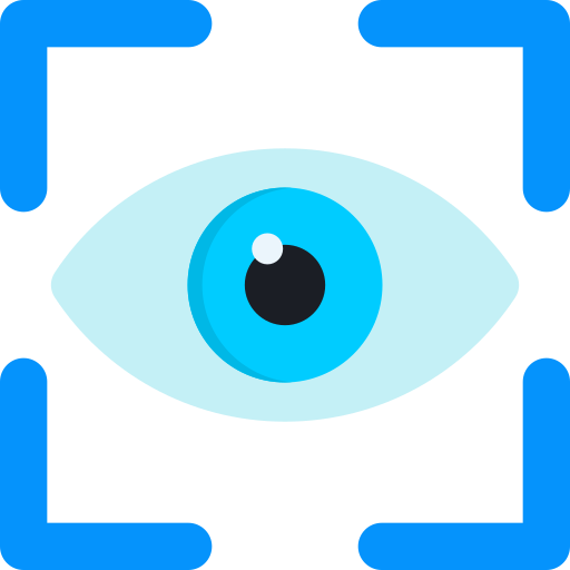 Eye recognition Generic color fill icon