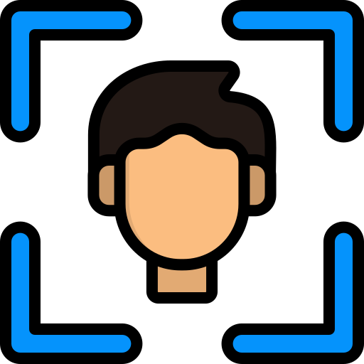 Face id Generic color lineal-color icon