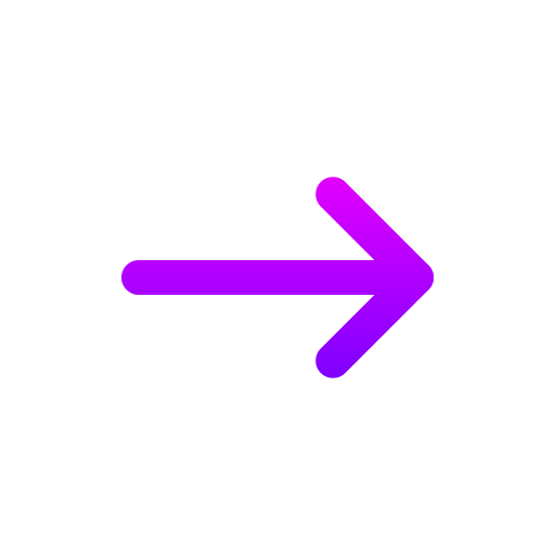 flecha correcta Generic gradient fill icono