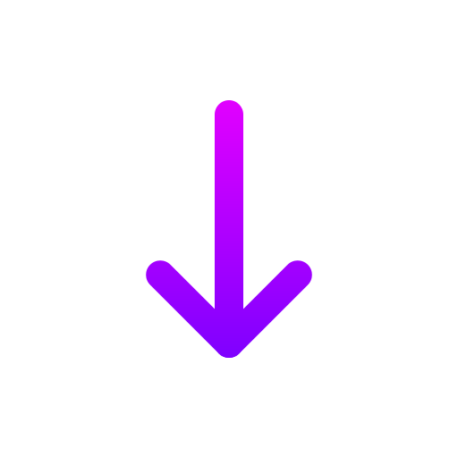 Кнопка Стрелка вниз Generic gradient outline иконка