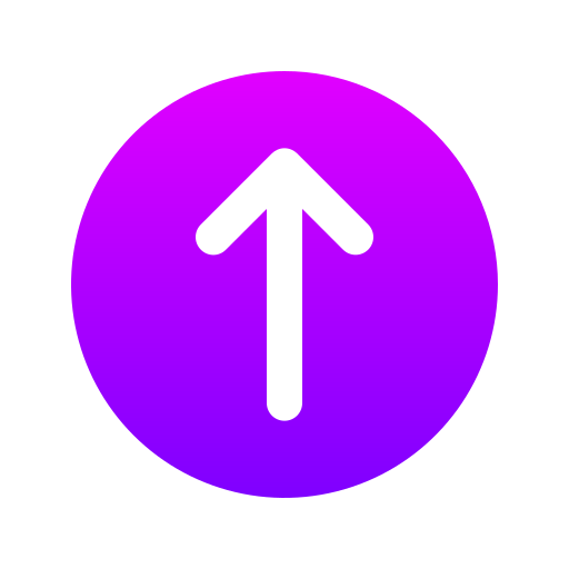 Up arrow Generic gradient fill icon