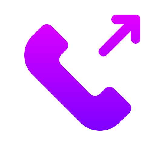 Outgoing call Generic gradient fill icon