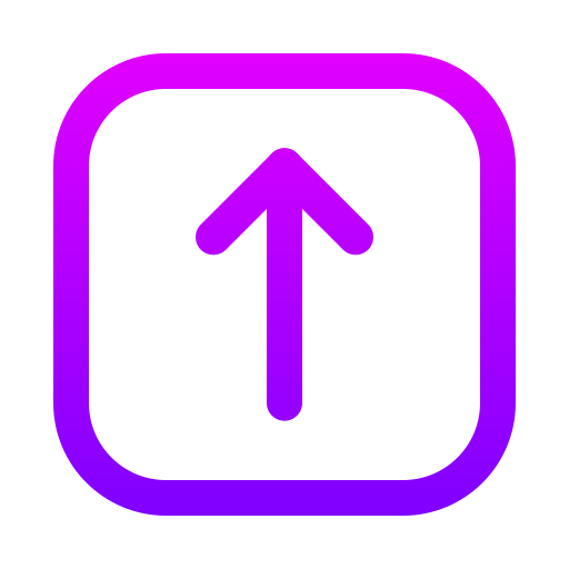Up arrow Generic gradient outline icon