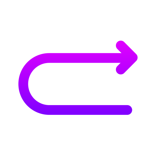 Redo Generic gradient outline icon