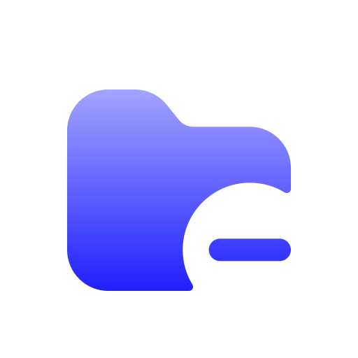 フォルダ Generic gradient fill icon