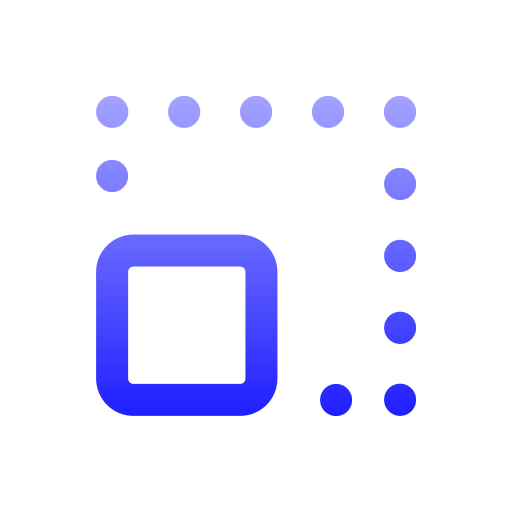 Corner Generic gradient outline icon