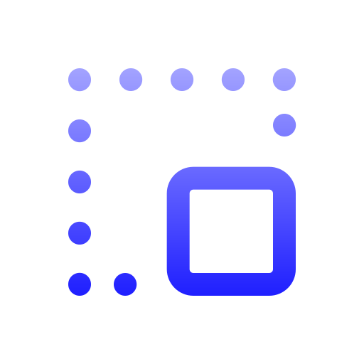 Corner Generic gradient outline icon