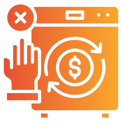 przeciwdziałanie praniu pieniędzy Generic gradient fill ikona