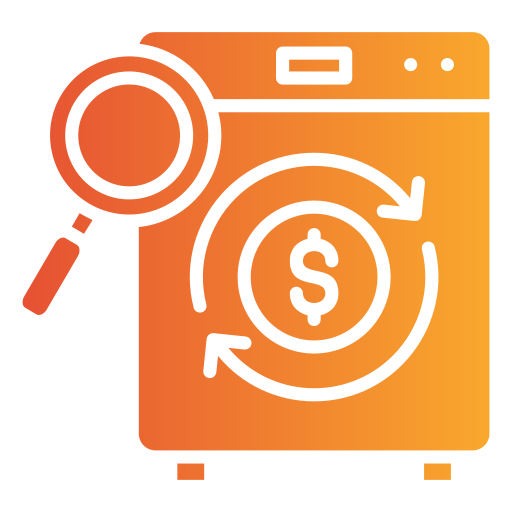 Money laundering Generic gradient fill icon