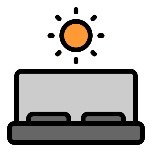 kooktoestel op zonne-energie Generic color lineal-color icoon
