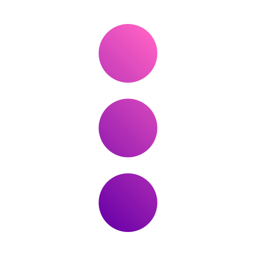 3つの点 Generic gradient fill icon