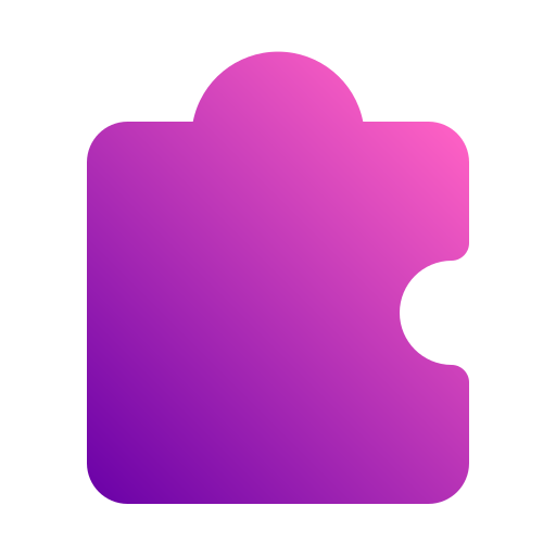 Puzzle Generic gradient fill icon