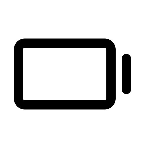 빈 배터리 Generic black outline icon