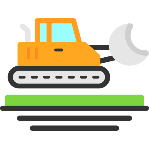Construction equipment Generic color fill icon