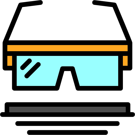 Защитные очки Generic color lineal-color иконка