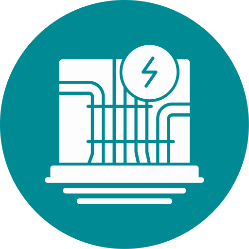 Electrical wiring Generic color fill icon