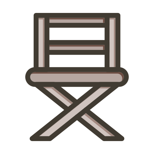 Складной стул Generic color lineal-color иконка