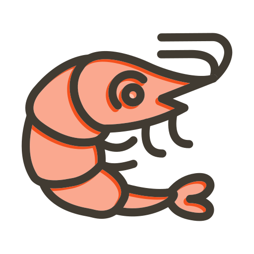 Shrimp Generic color lineal-color icon