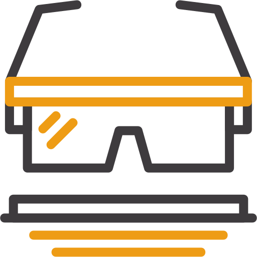 okulary ochronne Generic color outline ikona