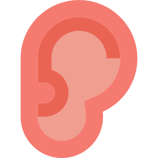 ucho Basic Straight Flat ikona