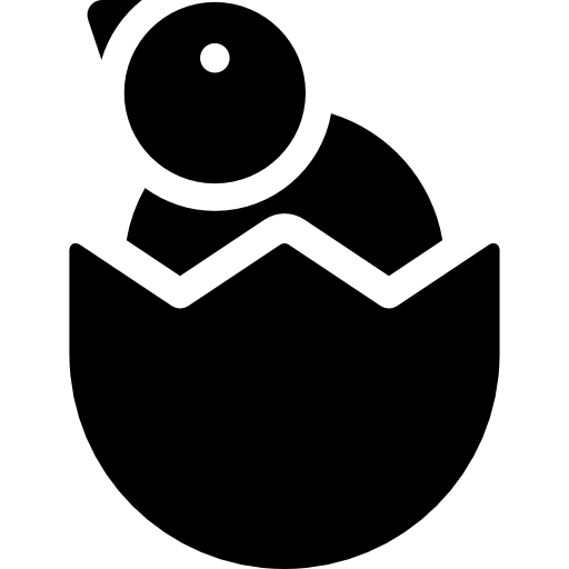 polluelo Curved Fill icono