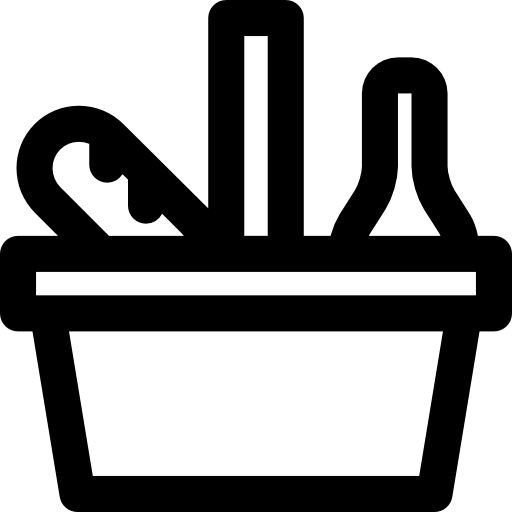 piknik Curved Lineal ikona