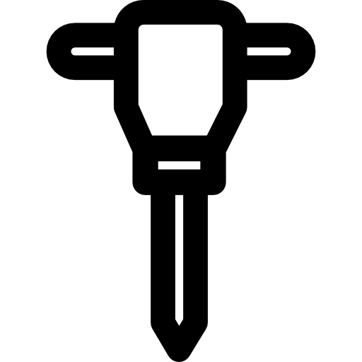 taladrador Curved Lineal icono