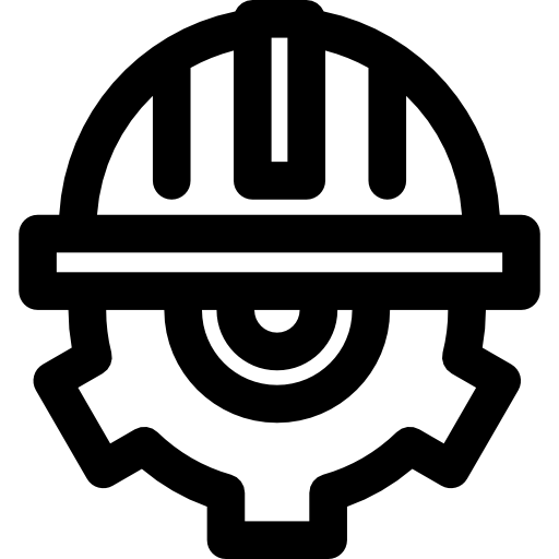 obrero Curved Lineal icono