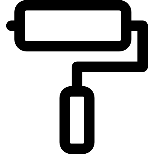 ペイントローラー Curved Lineal icon