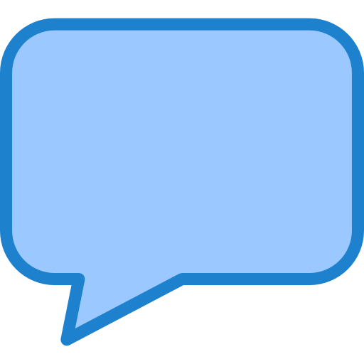 conversazione srip Blue icona