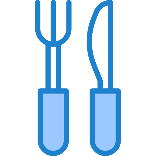 Żywność srip Blue ikona