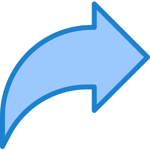 Forward srip Blue icon