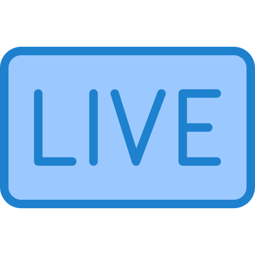 live srip Blue icoon