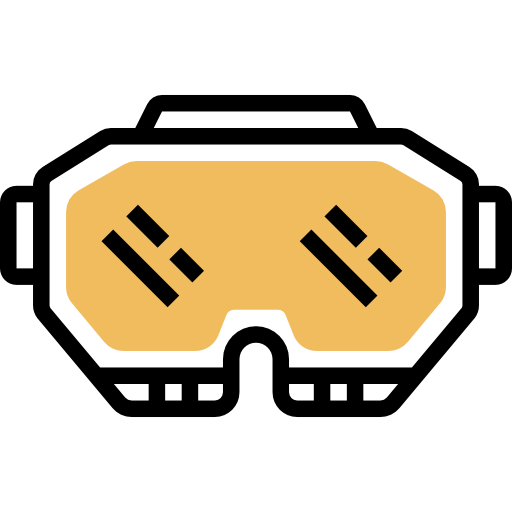 Goggle Meticulous Yellow shadow icon