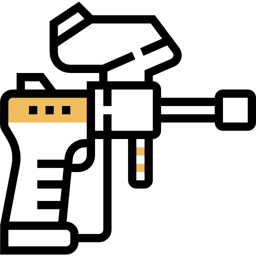 paintballpistole Meticulous Yellow shadow icon