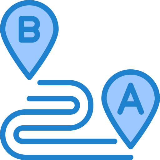 Route srip Blue icon