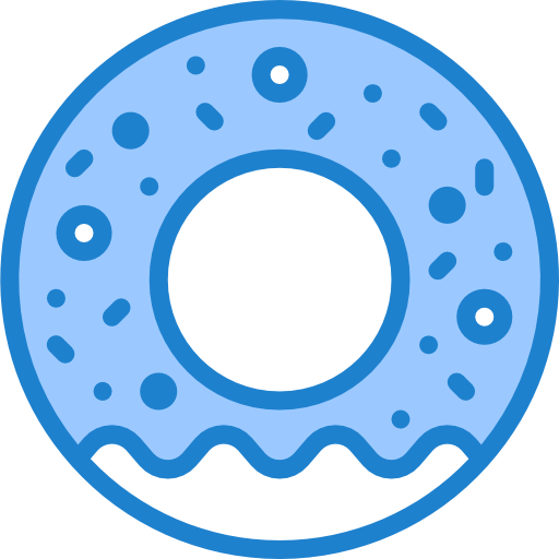 donut srip Blue Icône