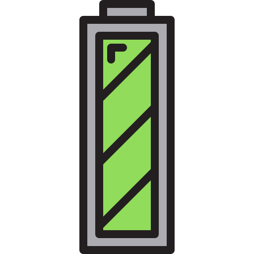 batería xnimrodx Lineal Color icono