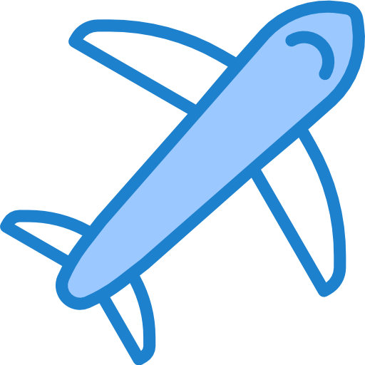 samolot srip Blue ikona