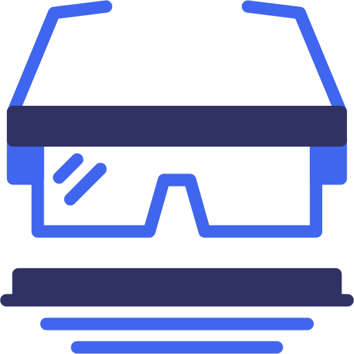 okulary ochronne Generic color fill ikona