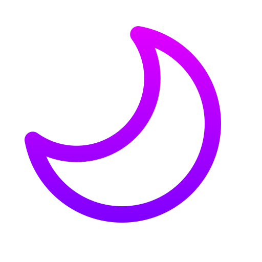 Night Generic gradient outline icon