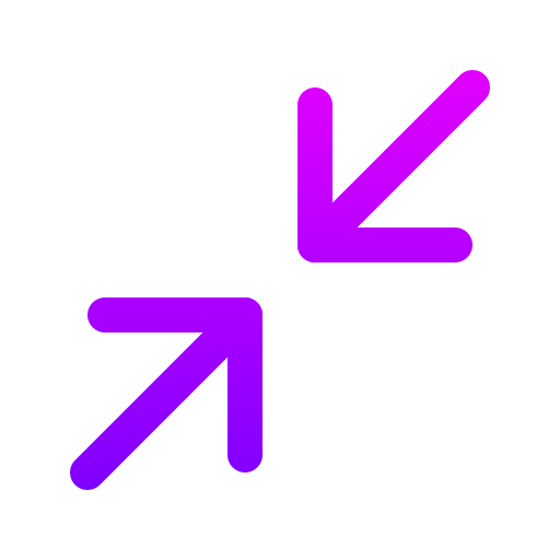 最小化する Generic gradient outline icon