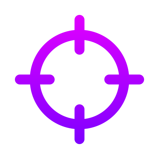 크로스헤어 Generic gradient outline icon