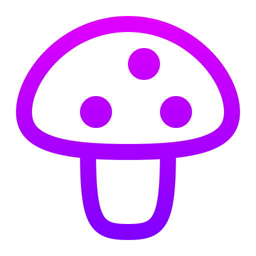 버섯 Generic gradient outline icon